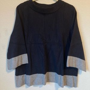 navy/grey apt. 9 sweater
